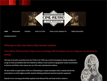 Tablet Screenshot of cineretro.org